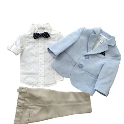 Fato de bebé elegante para a cerimónia de batizado - 