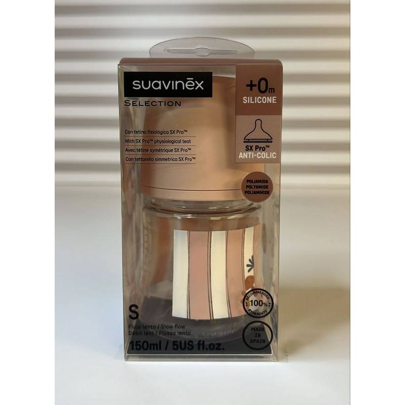 Biberão Wland Pa Sil 150ml Rosa