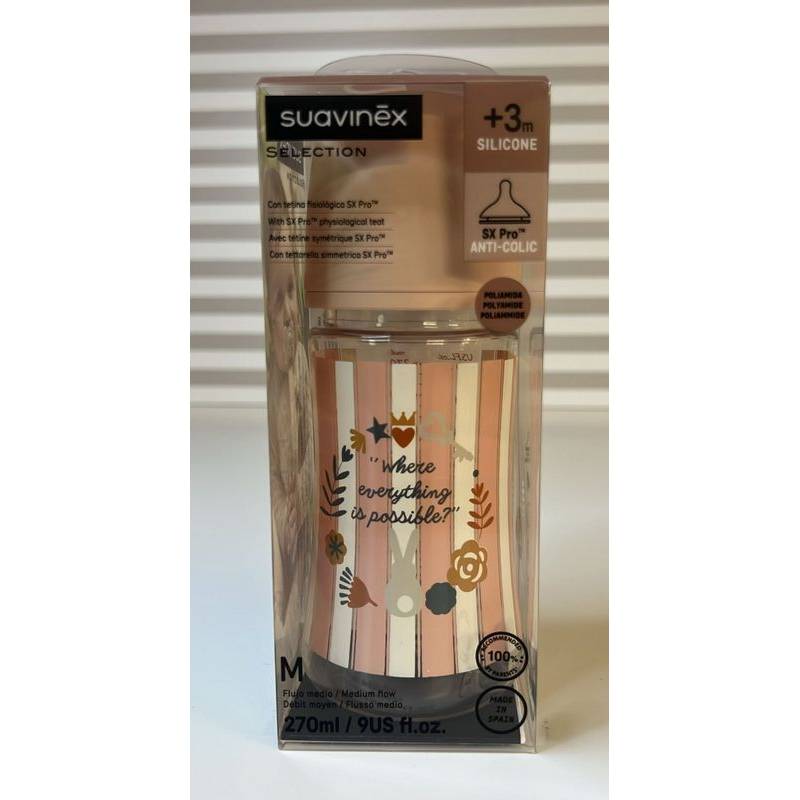 Biberão Wland Pa Sil 270ml Rosa