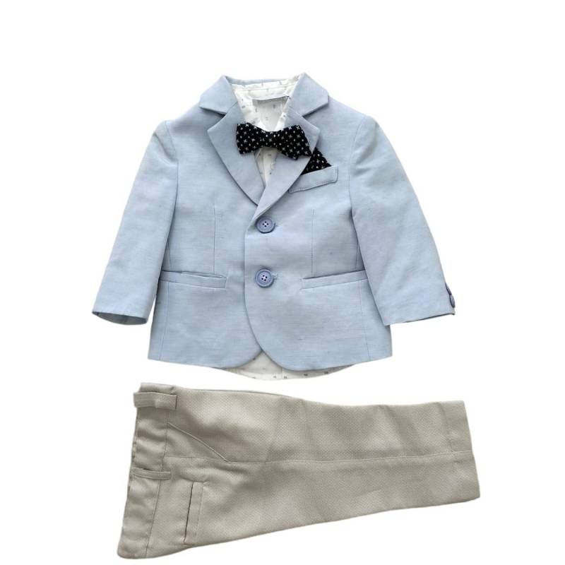 Fato de bebé elegante para a cerimónia de batizado - 