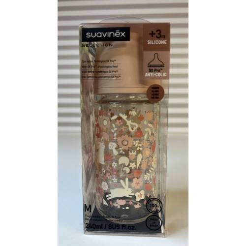 Wland Biberon Vetro Sil 240ml Rosa