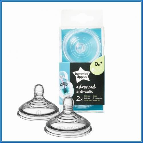2 Anti-Colic Teats F/L