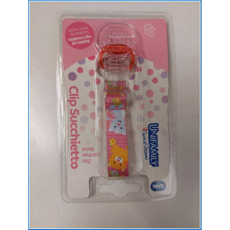 Pink Soother Clip