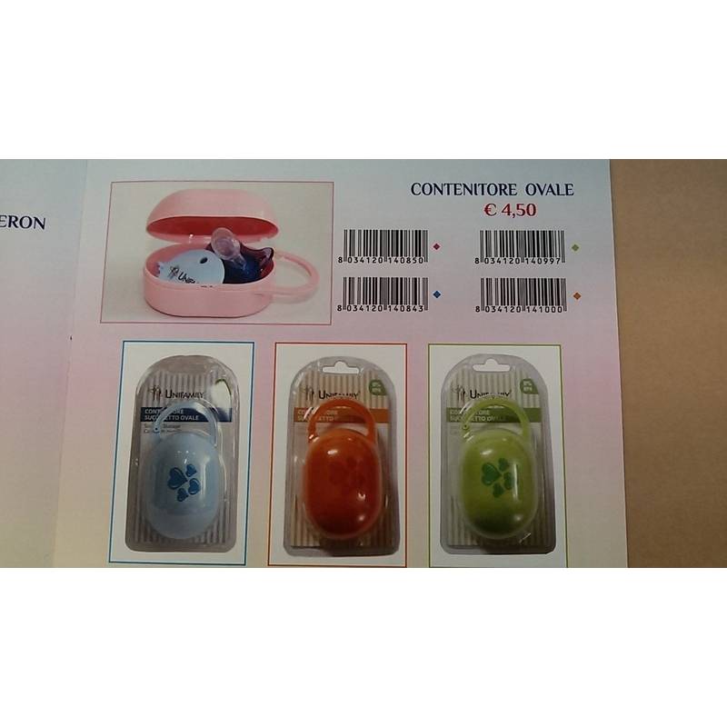 Recipiente oval Celeste