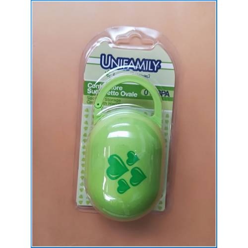 Grüner ovaler Behälter