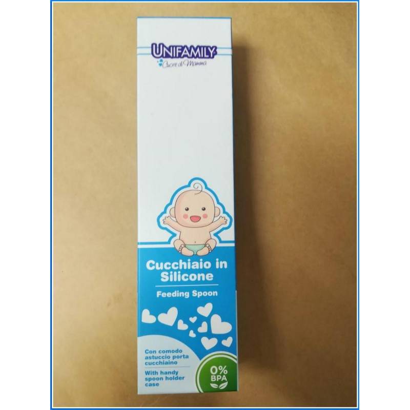 Colher de silicone para menino