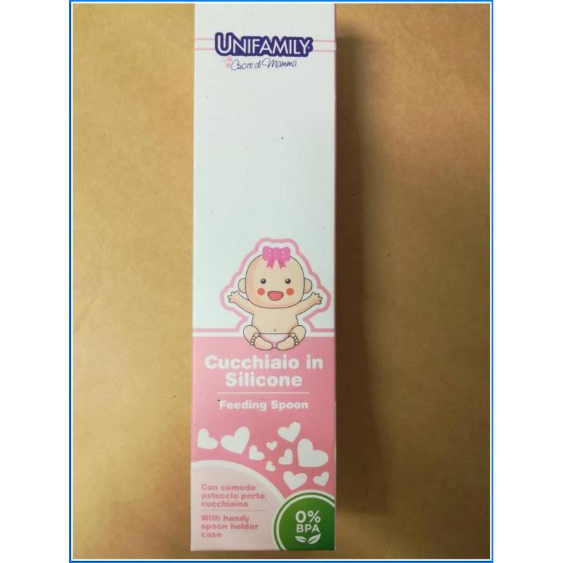 Colher de silicone para menina