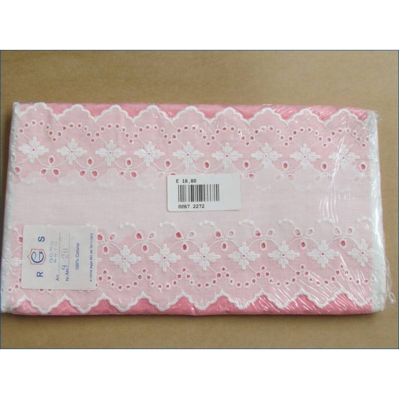 Broderie de coton Sangallo