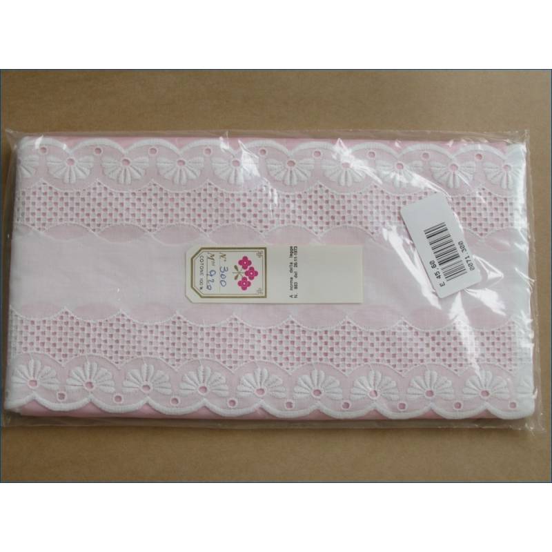 Broderie de coton Sangallo