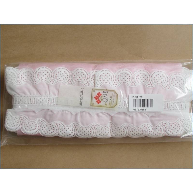 Bordado de algodão Sangallo