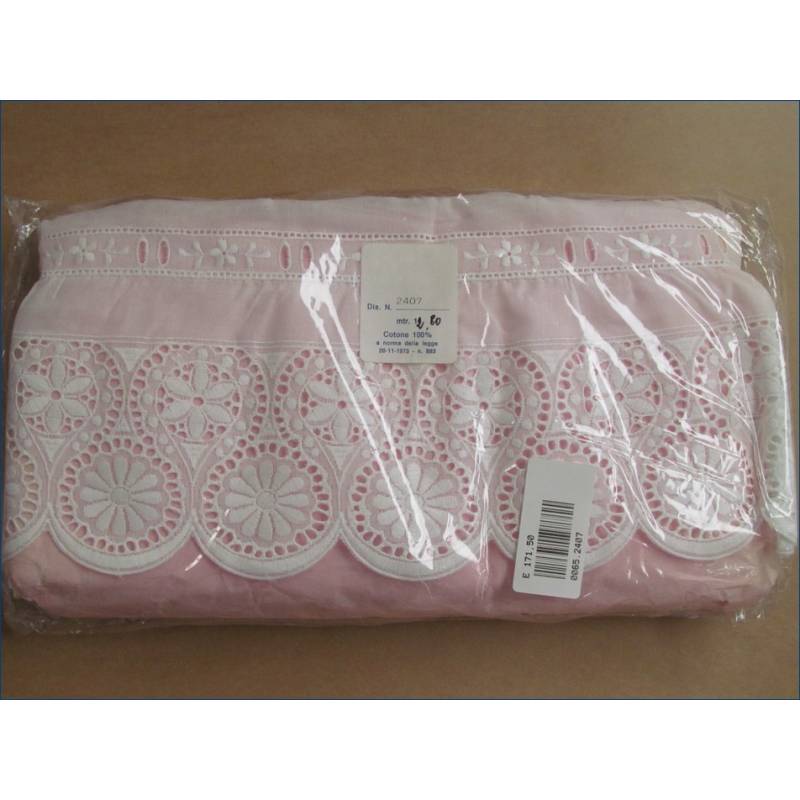 Bordado de algodão Sangallo