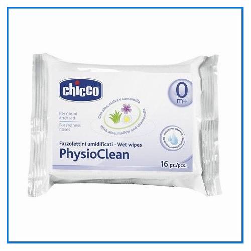 Physioclean Moistened Handkerchiefs 16p