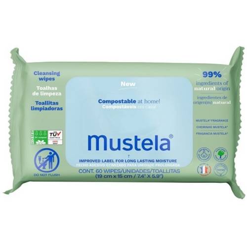 Lingettes parfumées compostables 60pcs - Pcs. 24