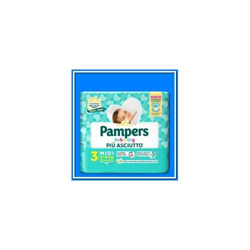 Babydry Midi 3 nappies - Kg.4-9 - Pcs. 6