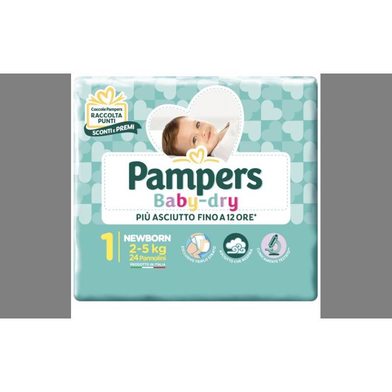 Babydry Pañales Recién Nacido 1 - Kg.2-5 - Uds. 6
