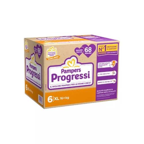 Progressi Xl Diapers 6 - Kg.16+