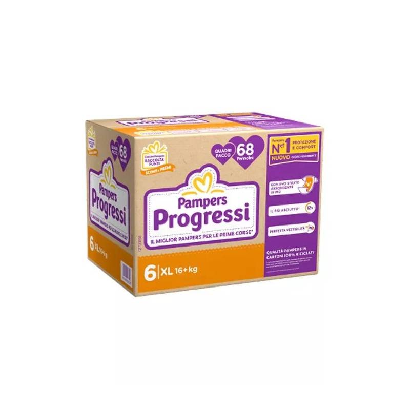 Fraldas Progressi Xl 6 - Kg.16+
