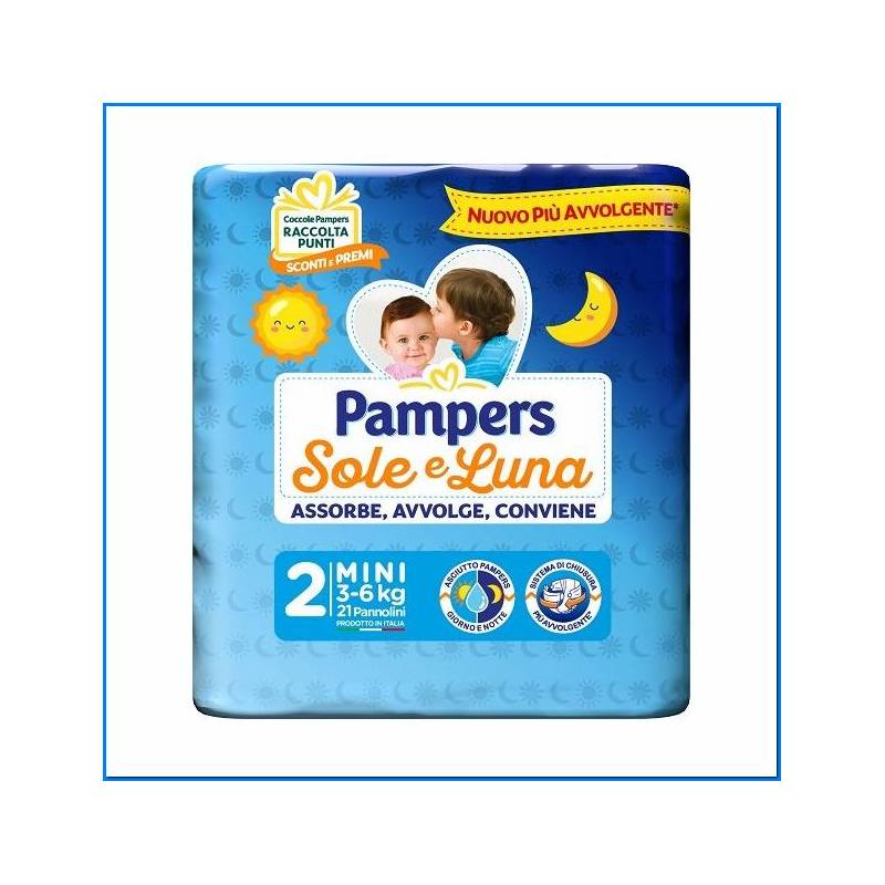 Nappies Sole E Luna Mini 2 - Kg.3-6 - Pcs. 6