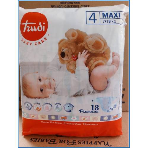 Fraldas Maxi 7-18 Kg. 6x18 unid. - Pcs. 6