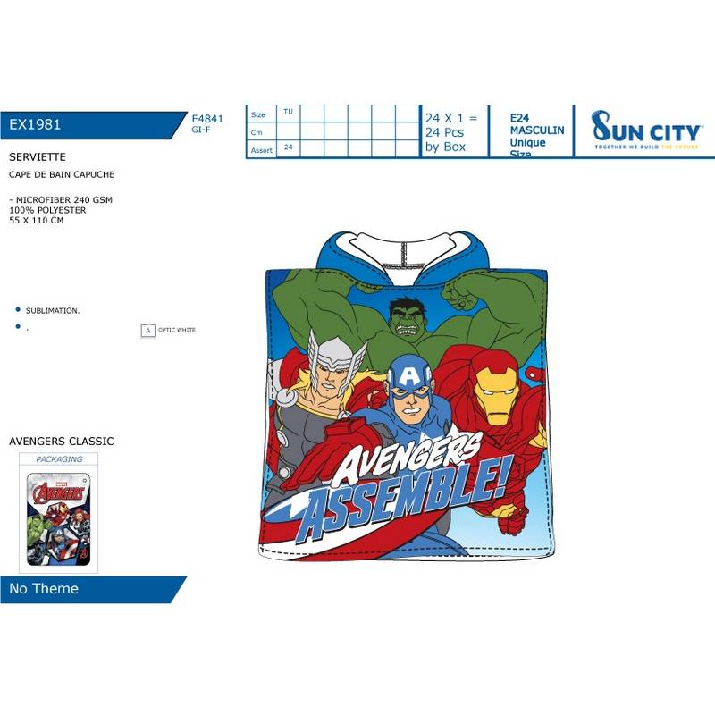 Avengers Poncho