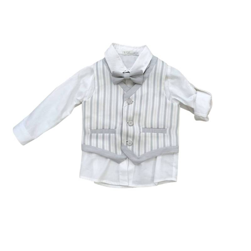 Fato de bebé elegante para a cerimónia de batizado - 