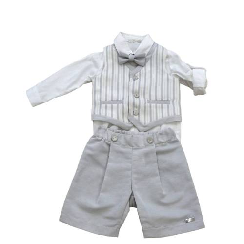 Fato de bebé elegante para a cerimónia de batizado - 