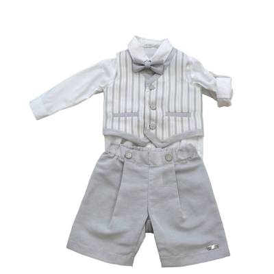 Elegante traje de bebé ceremonia de bautizo - 