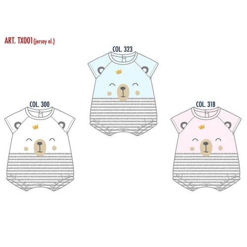 Pelele corto de cuna