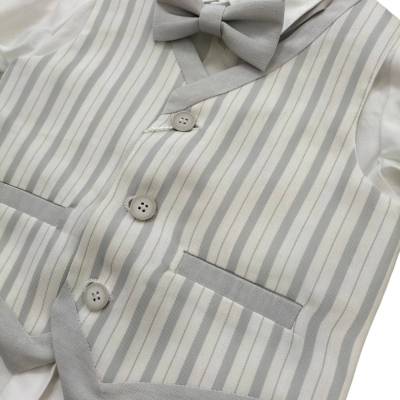 Elegante traje de bebé ceremonia de bautizo - 