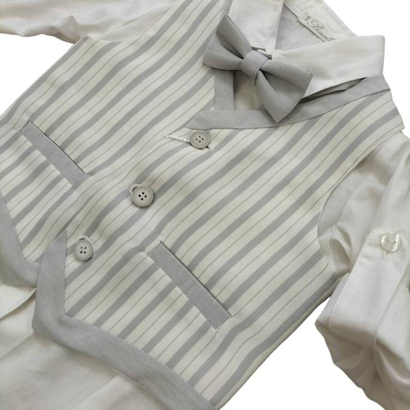 Fato de bebé elegante para a cerimónia de batizado - 