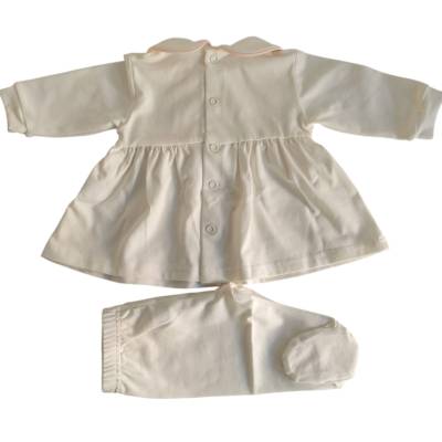 Cotton cover with band and bib