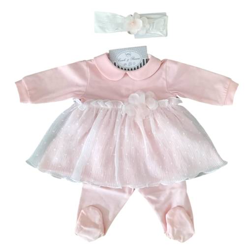 Coprifasce clinico neonata in cotone elegante con fascetta