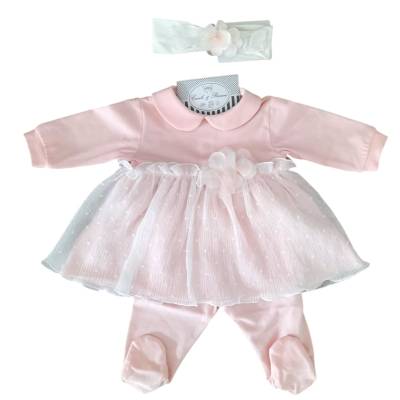 Coprifasce clinico neonata in cotone elegante con fascetta