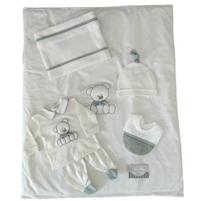 Neugeborenes Baby-Outfit Ninnaoh aus Baumwolle 1 Monat