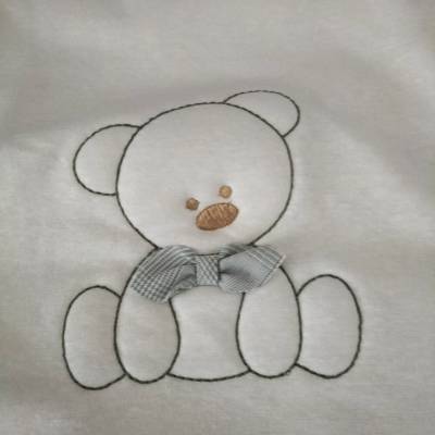 Newborn baby outfit Ninnaoh in cotton 1 month