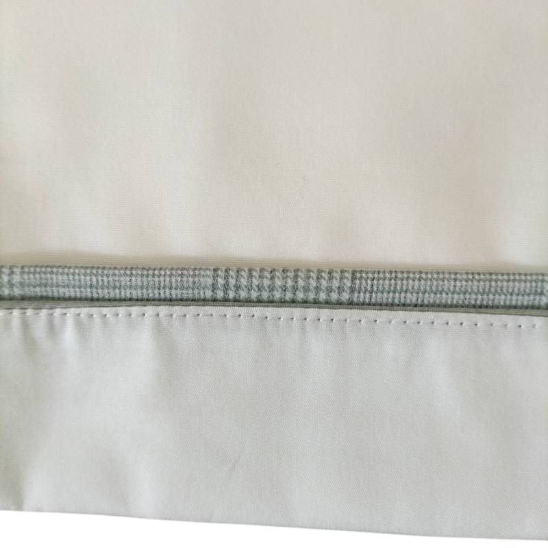 Corredino neonato bianco e verde salvia