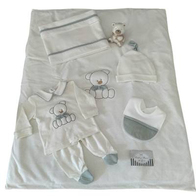 Neugeborenes Baby-Outfit Ninnaoh aus Baumwolle 1 Monat