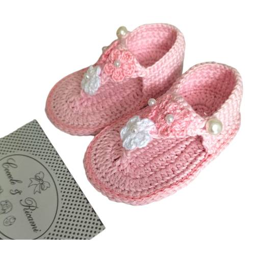 Baumwoll-Wiege-Flip-Flops 0/3 Monate 2