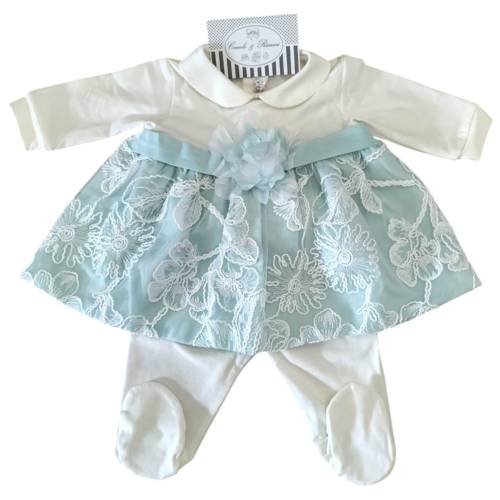 Coprifasce clinico neonata in cotone con bavetta e... 2