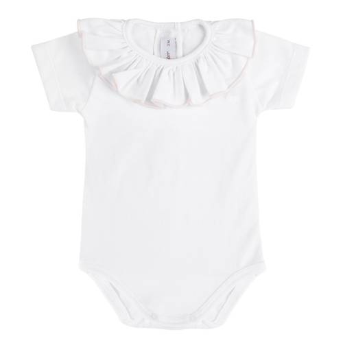 Body Condor blanc et rose nude