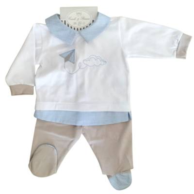 Corredino neonato in cotone