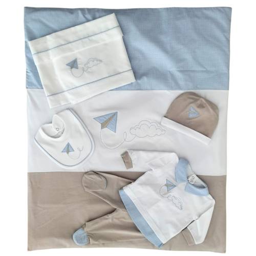 Blanket and cover 1 month unisex cotton thread