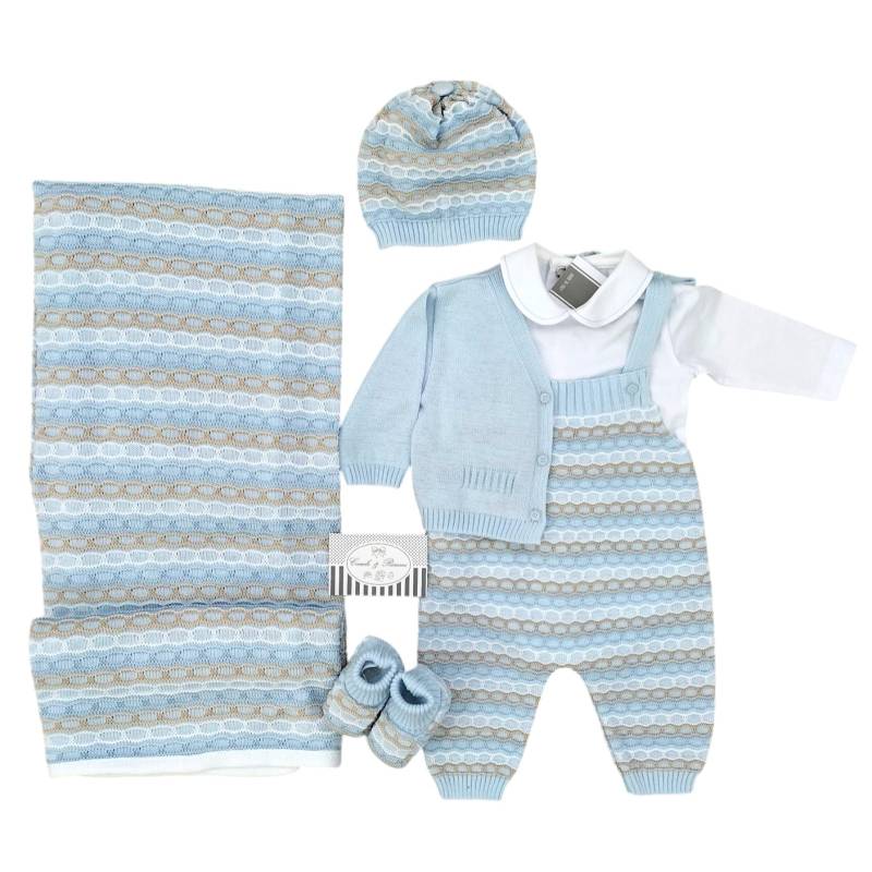 Corredino neonato in filo di cotone