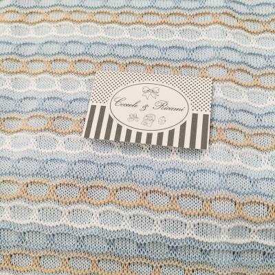 Newborn baby dress in elegant cotton thread Minù