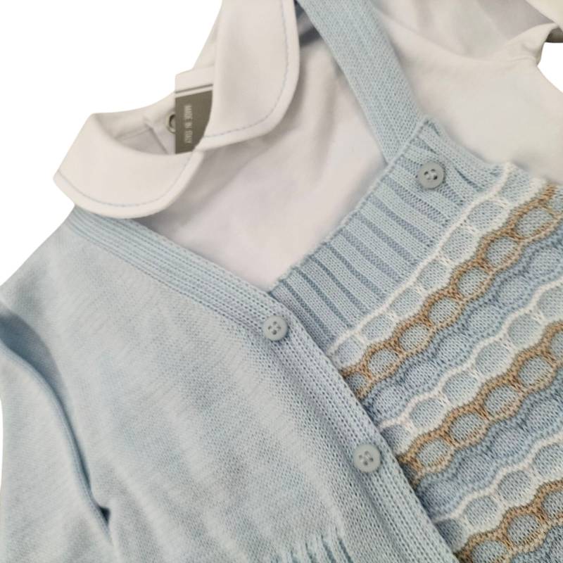 Newborn baby dress in elegant cotton...