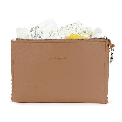 Toilette case caramel