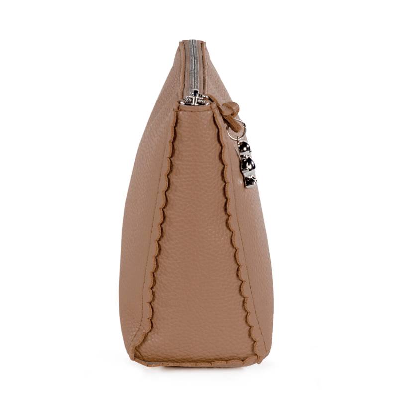 Trousse de toilette caramel