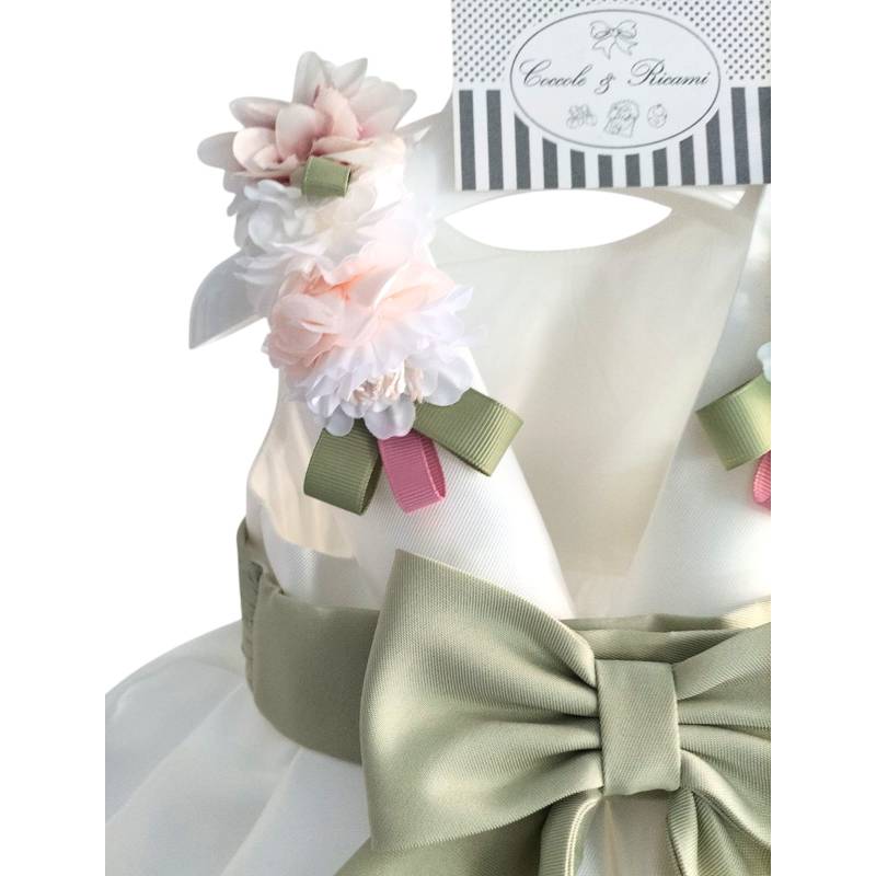 Abito battesimo bambina Minù con...