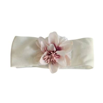 Robe de baptême pour bébé fille Minù avec bandeau