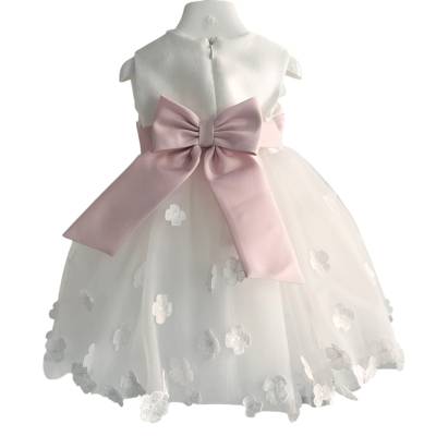 Abito battesimo con fascetta bambina  Minù